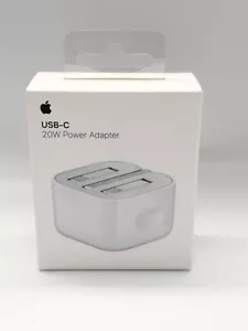 100% Genuine Official Apple 20W 18W USB-C Charger Mains Power Adaptor UK Plug - Picture 1 of 5