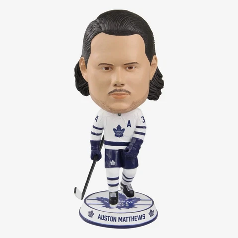 Auston Mathews Toronto Maple Leafs Away Jersey Bighead Bobblehead NHL Hockey Cover