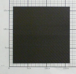 1,5mm Carbon Platte Kohlefaser CFK Platte ca. 150mm x 150mm - Picture 1 of 1