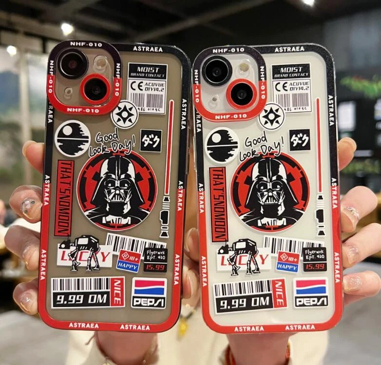 Star Wars Darth Vader Phone Case For iPhone 15 Pro Max 14 13 12 11 XS Plus Cover - Image 1 of 4