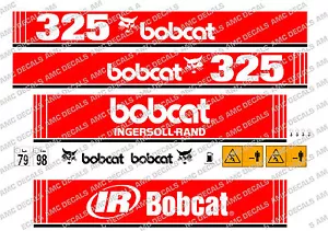 Bobcat 325 Mini Excavadora Adhesivo Juego - Imagen 1 de 1