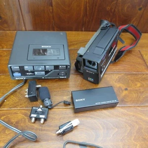 Sony CCD-M8U 8 Video Camera EV-P10U 8 Cassette Recorder Untested - Picture 1 of 17