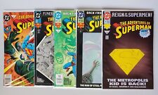 The Adventures Of Superman Lot 497, 498, 500, 500, 501 DC Comics 1992-93 Avg. FN
