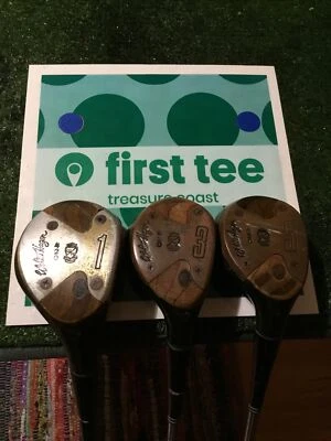 Walter Hagen Ladies 420 American Lady Woods Set Driver, 3W, 5W Steel Shafts - Image 1 of 4