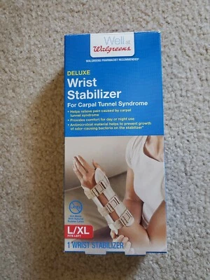 Walgreens Deluxe Estabilizador de Muñeca IZQUIERDA para Síndrome del Túnel Carpiano Beige Talla L/X Foto 1 de 4