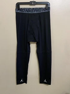Nike Pro Jordan Jumpman 3/4 Basketball Tights Mens DN3907-010 Size XL-T NEW RARE - Picture 1 of 7