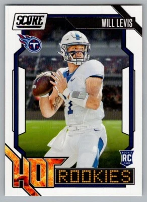 2023 SCORE HOT ROOKIES WILL LEVIS TENNESSEE TITANS #5 - Image 1 of 2