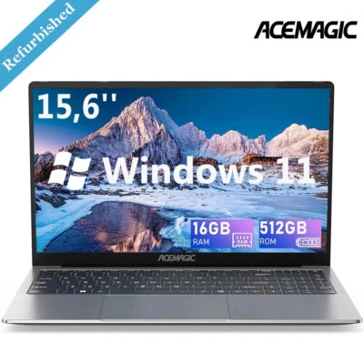 ACEMAGIC AX15 15,6'' UHD Laptop Intel 12th N95 512GB SSD / 16GB RAM Win 11 Pro - Bild 1 von 4