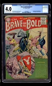 Brave and the Bold #1 1955 CGC 4.0 VG C/OW High Definition Scans** - Picture 1 of 2