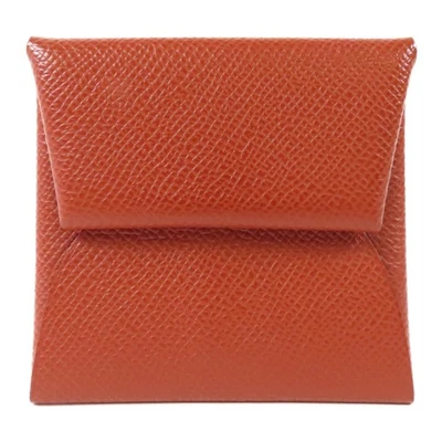 HERMES PHW Bastia Estuche Monedero Cuero Epsom Rojo H Foto 1 de 4