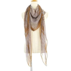 Scialle Hermes 140 Ors Bleus D' Afrique in chiffon di seta con etichette senza scatola usato. - Foto 1 di 8