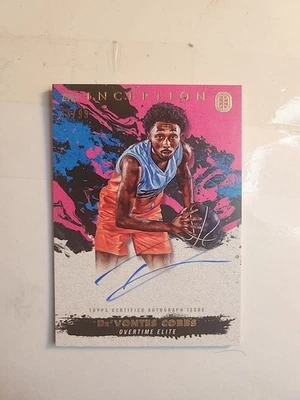 2021-22 Topps Inception OTE Overtime Elite Inception Autographs De'Vontes Cobb - Image 1 of 4