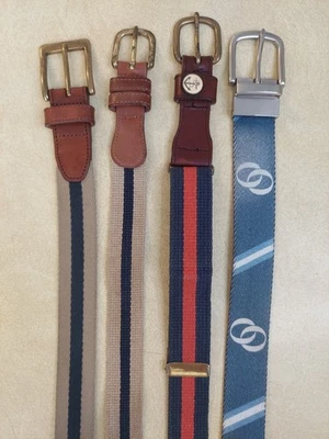 Lote Mixto de 4 Cinturones de Golf Coach LL Bean Doc Murphy De Colección Foto 1 de 4