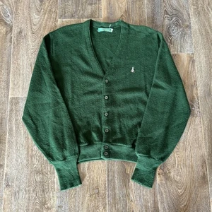 Vintage Grand Slam Munsingwear Strickjacke Pullover Large Grün Golf Pinguin 80er - Bild 1 von 8