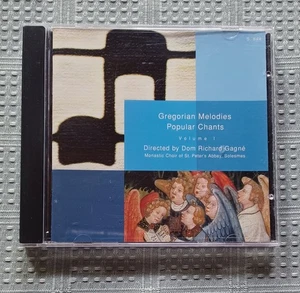Gregorian Melodies Popular Chants CD  Vol 1  Choir of St Peter's Abbey Solesmes - Picture 1 of 3