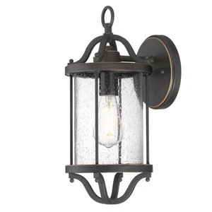 Westinghouse 6113500 Isabelle 8" Tall Outdoor Wall Sconce - Bronze - Picture 1 of 5