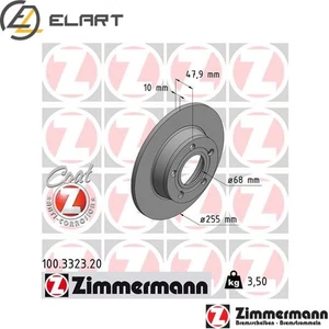2x BRAKE DISC 100.3323.20 FOR AUDI A6C5ALLROADC5 ATX/ATQ/ACK/AMX/APR/ALG 2.8L - Picture 1 of 8