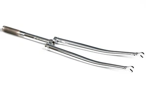 BLB Brick Lane Bikes - Horquilla Flat Crown Track Rosca 1 pulgada - Cromo - Imagen 1 de 4