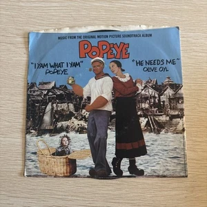 Popeye 7" 45 SINGLE PIC SLEEVE PICTURE - Picture 1 of 2