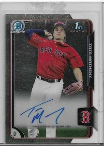 2015 Bowman Chrome Draft Draft Pick Auto #BCATMA Tate Matheny RED SOX RC - Picture 1 of 1