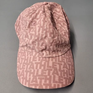 Athleta Hat Cap Strap Back Pink Athletic Logo Graphic Running Lightweight Womens - Picture 1 of 11