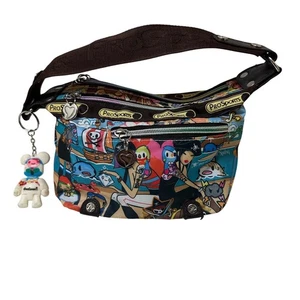 PROSPORTS Tokidoki Cartoon Pirate All Over Print Shoulder Bag with Charm - Picture 1 of 14