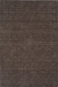 Dalyn RF100CC Solid Charcoal Grey Striated Casual 4x6 Wool Area Rug - 3'6"x5'6" - Picture 1 of 3