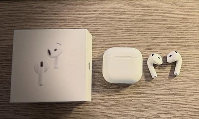 New Apple 4th Generation Wireless Earbuds with Active Noise Cancellation ANC - Image 1 of 4