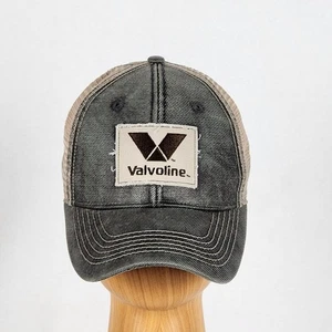 Valvoline Distressed Gray/Tan w/Mesh Adj Strap by TSMGI Hat - Picture 1 of 12