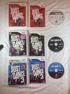 Just Dance 1 2 3 Konvolut Nintendo Wii Spiele mit Anleitungen, komplett, getestet - Bild 1 von 4