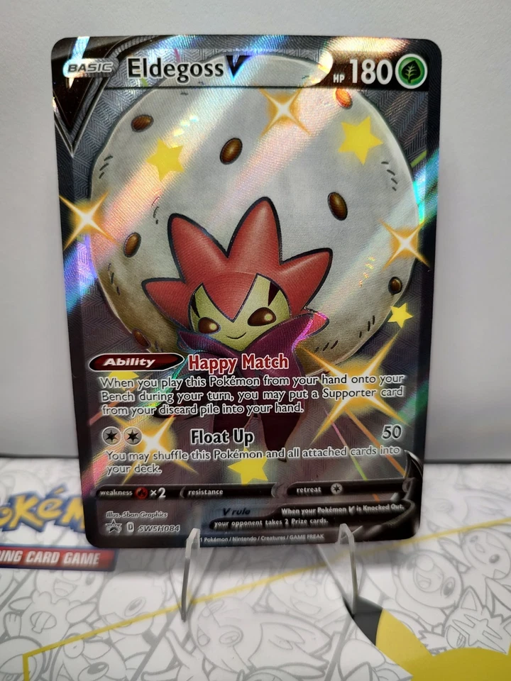 Eldegoss V SWSH084 SWSH: Sword & Shield Promo Cards Holo - Image 1 of 1