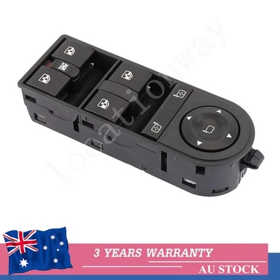 Electric Window Switch Fits Vauxhall Astra Zafira 2004-10 Opel Astra H 2005-2015 - Image 1 of 4