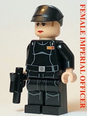 LEGO STAR WARS IMPERIAL NAVY FEMALE OFFICER DEATH STAR 100% NEW NOT KNOCKOFF - Image 1 of 2