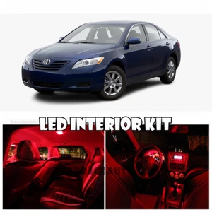 For 07-11 Toyota Camry Interior RED Interior LED Bulb Replacement Full Package - Picture 1 of 1
