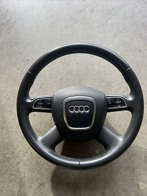 Audi Q5 8R 2009-2012 volante cuero 4 radios interruptor multifunción OEM Foto 1 de 2