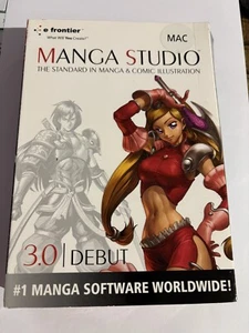 Manga Studio 3.0 Debut Mac CD Software Manga Comic Drawing - Picture 1 of 10