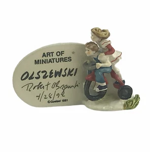 Olszewski Goebel Miniature Summer's Days Plaque 1992 Signed Dated By Artist - Picture 1 of 6