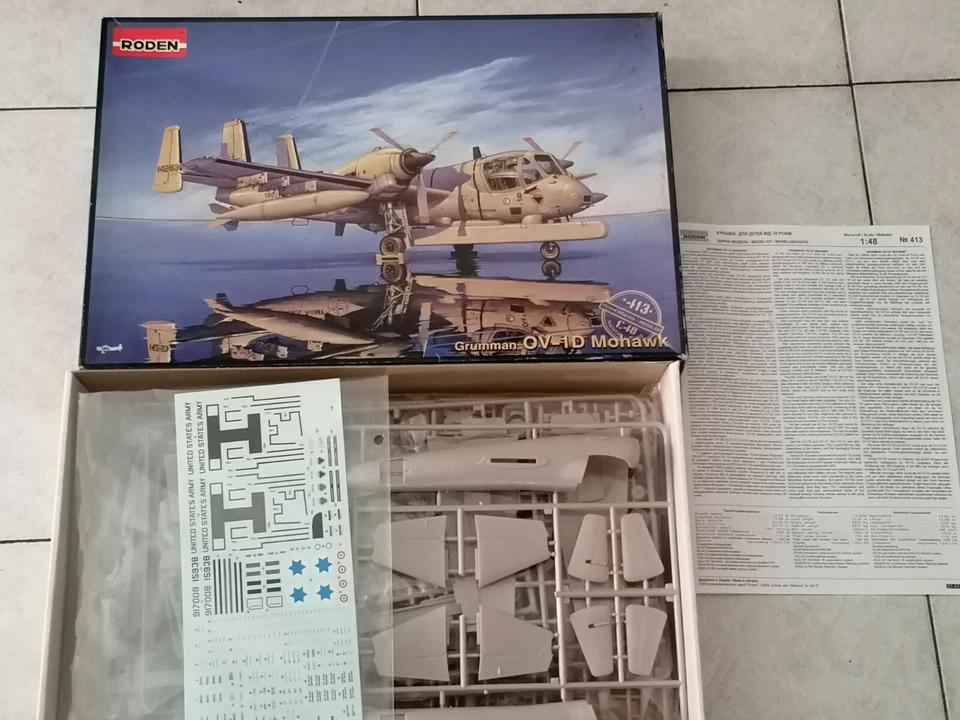 RODEN  GRUMMAN  0V-1D  MOHAWK  1-48  - Immagine 1 di 1