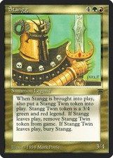 Stangg Legends PLD Green Red Rare MAGIC THE GATHERING MTG CARD ABUGames