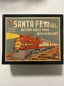 Vintage KDR Japan Blech Litho Santa Fe Diesel Zug - Top Zustand, Box - Bild 1 von 16