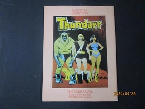 Característica de cómics #10 de julio de 1981 THUNDARR CONTRAPORTADA, ARTÍCULO FOTOGRÁFICO - Imagen 1 de 3