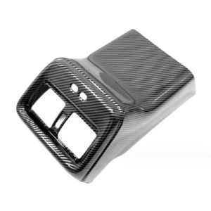 For Toyota Crown 2023 2024 Carbon Fiber Rear Air Outlet Vent Frame Cover Trim - Picture 1 of 5