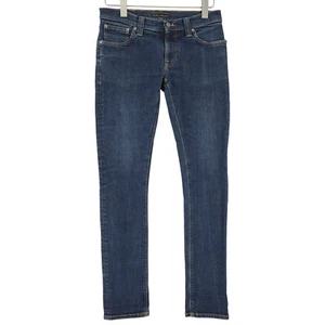 Nudie Vaqueros Estrecho Long John Hombre Stretch Delgado Skinny Ie4 Talla W30 - Imagen 1 de 9