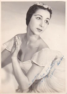Foto autografiada de ballet de Naomi Benari de La Scala, Ópera de Israel y Ballets Rambert - Imagen 1 de 1