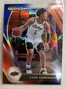 Prizm Draft Cade Cunningham 2021 R/C rojo/blanco/azul Prizm - Imagen 1 de 2