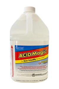 *New* Certol Acid Magic® Buffered Muriatic Acid, 1 Gal. USA/128 Expiration 2027 - Picture 1 of 2