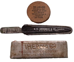 Thermo Welding Tip Cleaner Round TUIT Wood Nickel CW Ambrosius Jewelers Rockford - Picture 1 of 15