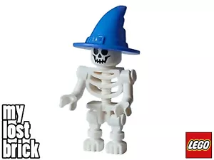 LEGO Esqueleto Minifigura Sombrero Mago Azul del Set 40608 (gen180) - NUEVO - Imagen 1 de 7