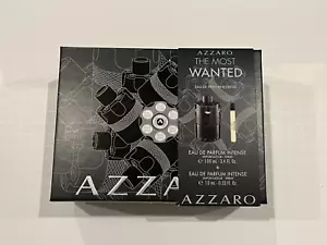 Azzaro The Most Wanted Eau de Parfum Intense 2PC Gift Set Spray 3.4 oz +10ML MEN - Picture 1 of 4