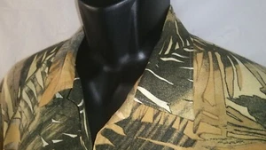 Alan Stuart Hawaiihemd XL geblümt Kurzarm Viskose - Bild 1 von 7